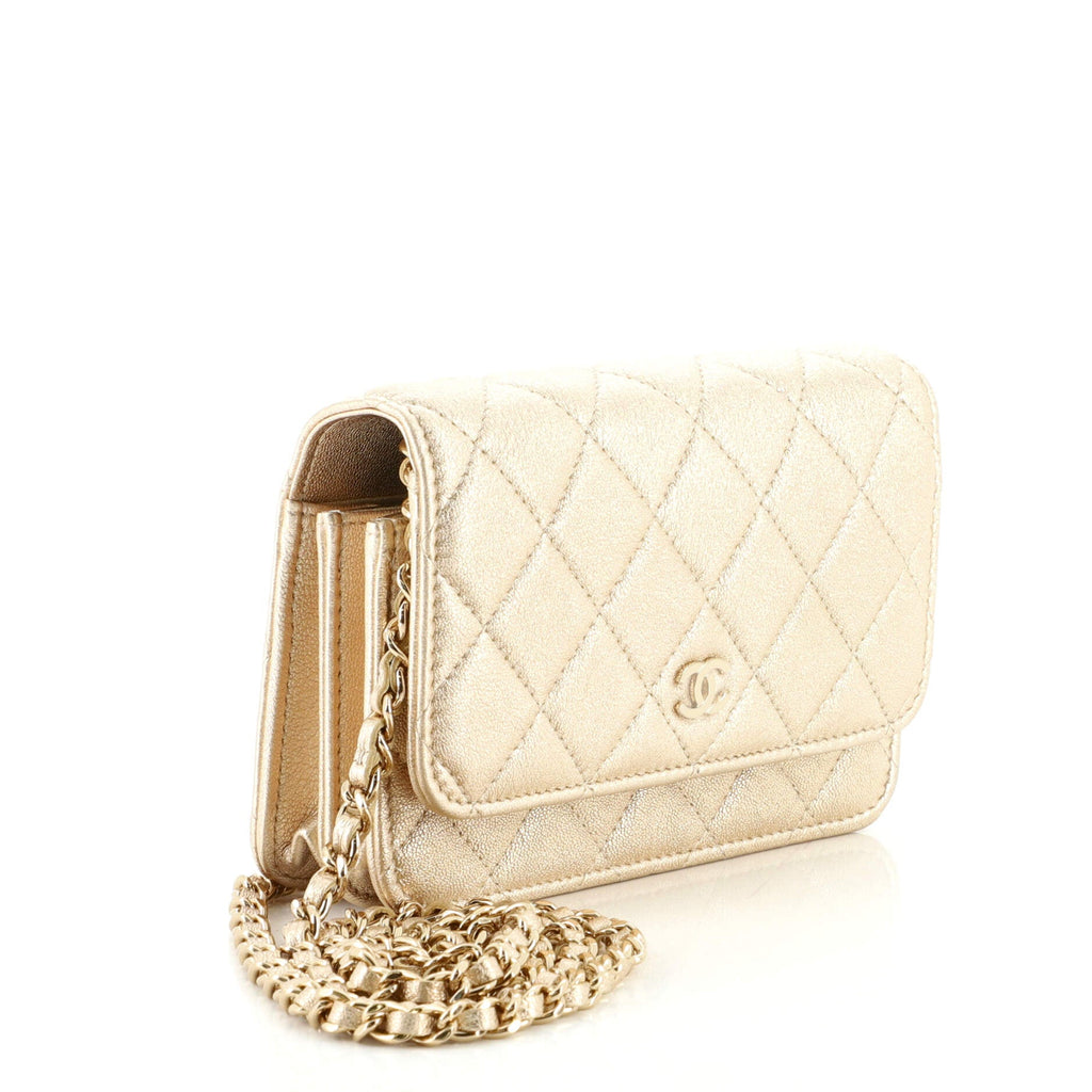 Wallet on Chain Quilted Lambskin Mini