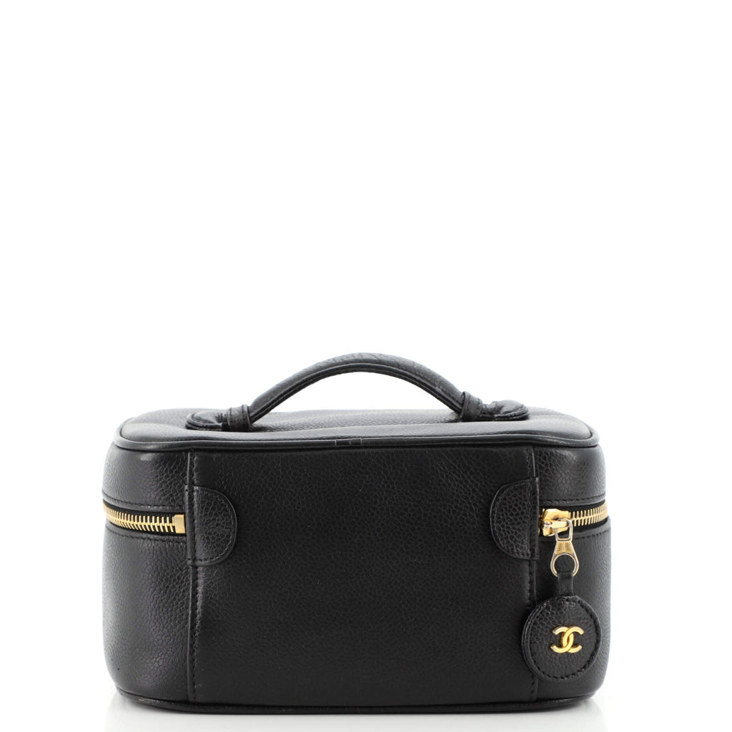 Vintage Timeless Cosmetic Case Caviar Medium