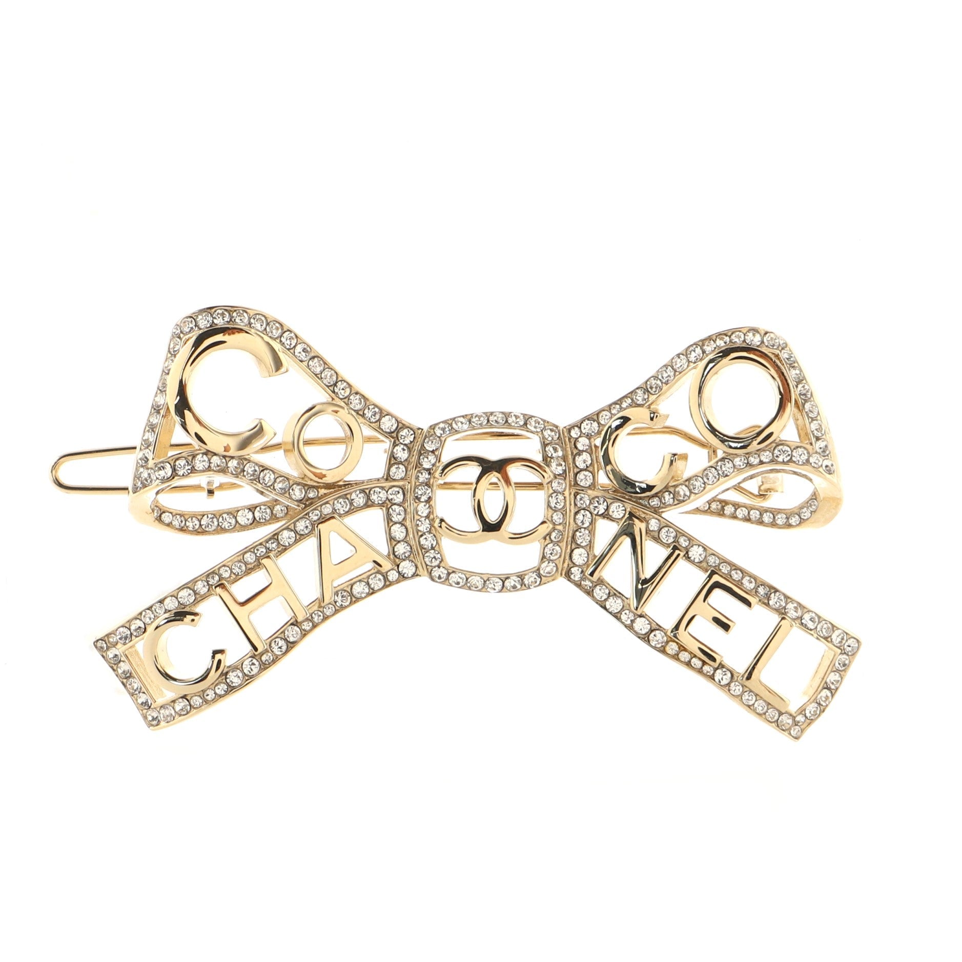 Bow-tiful Hair Clip Metal with Crystal XS