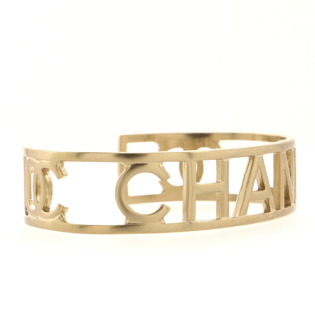 Logo Cuff Bracelet Metal