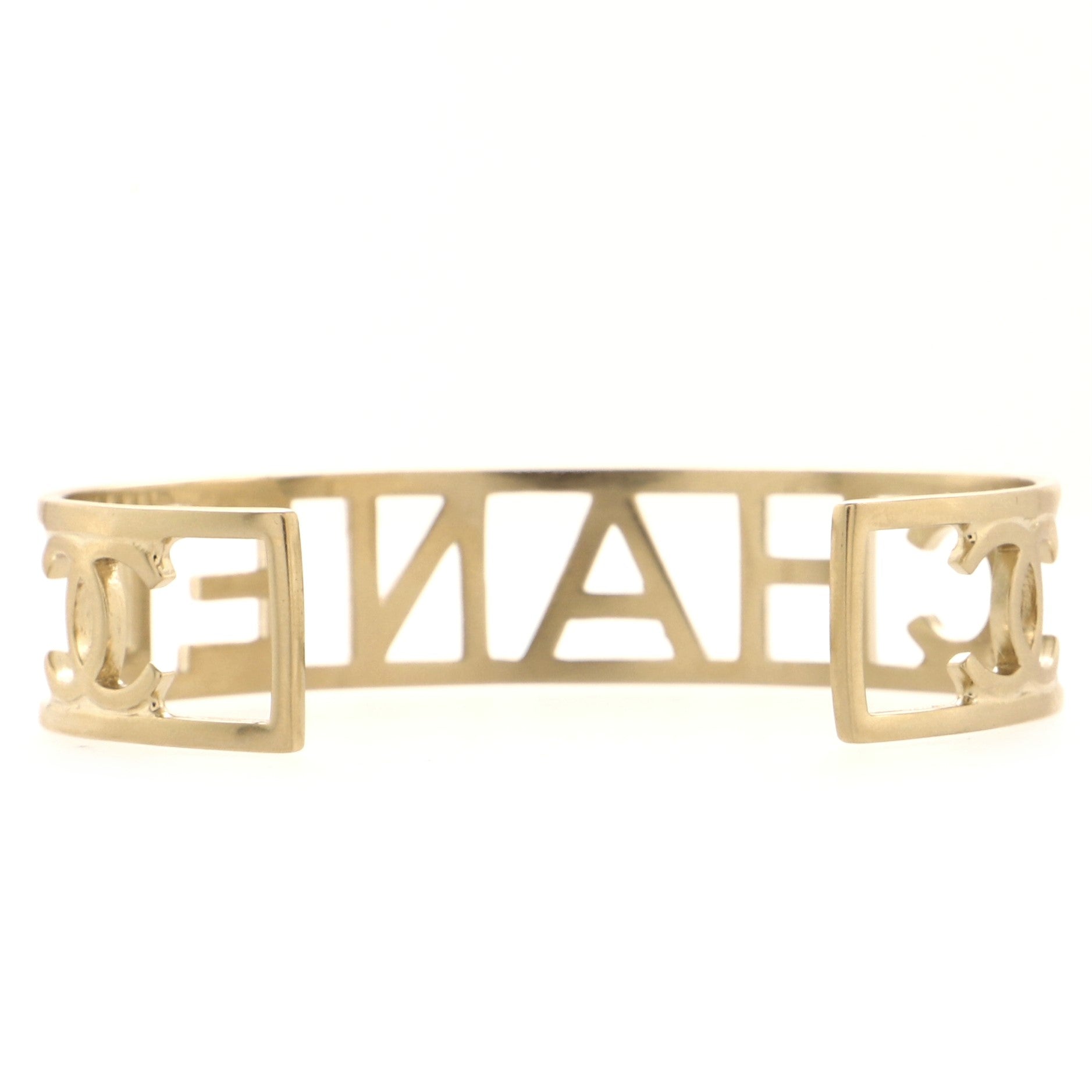 Logo Cuff Bracelet Metal