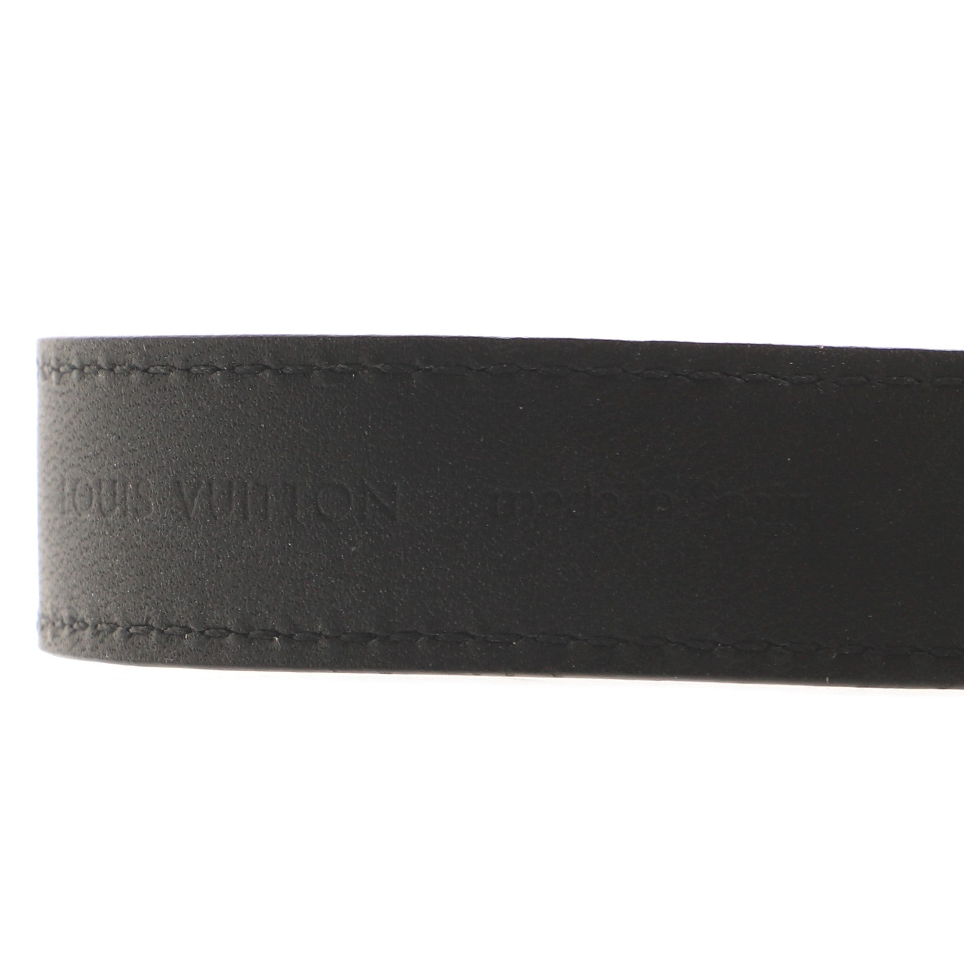 LV Slim Bracelet Monogram Eclipse Canvas