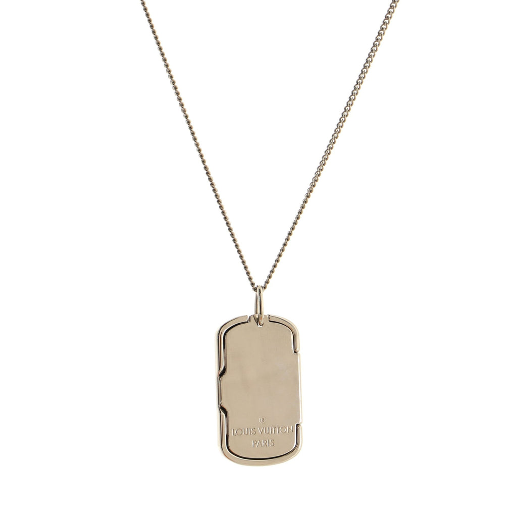 Locket Pendant Necklace Engraved Metal