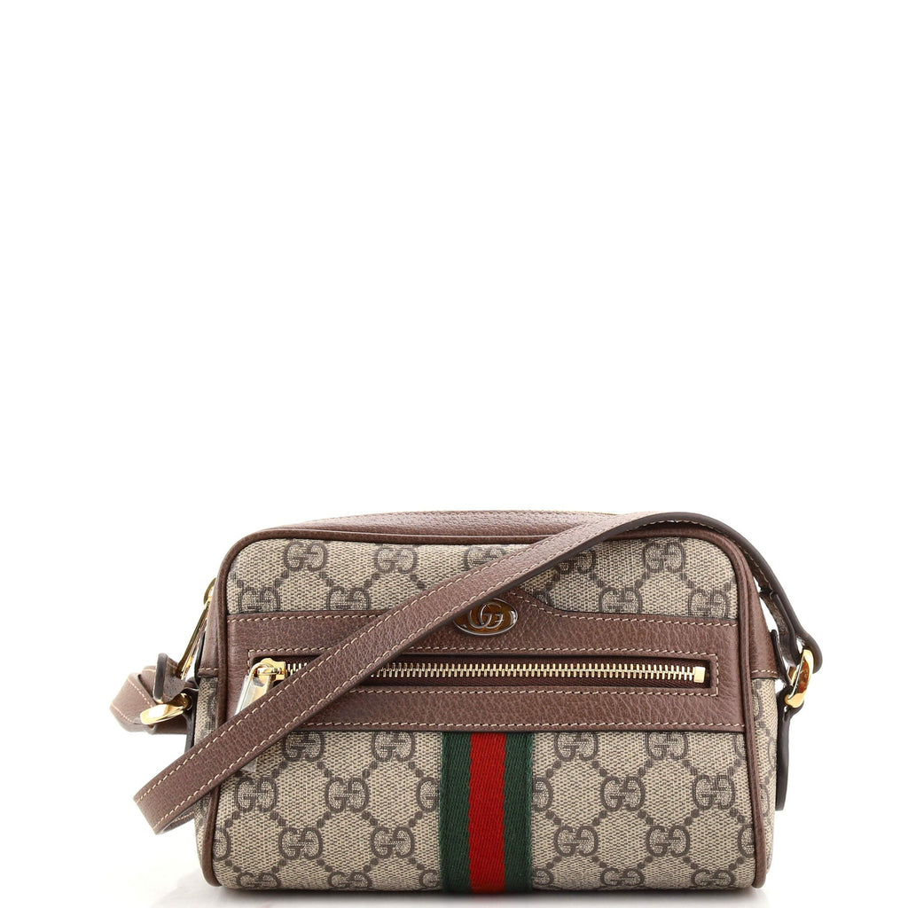 Ophidia Shoulder Bag GG Coated Canvas Mini
