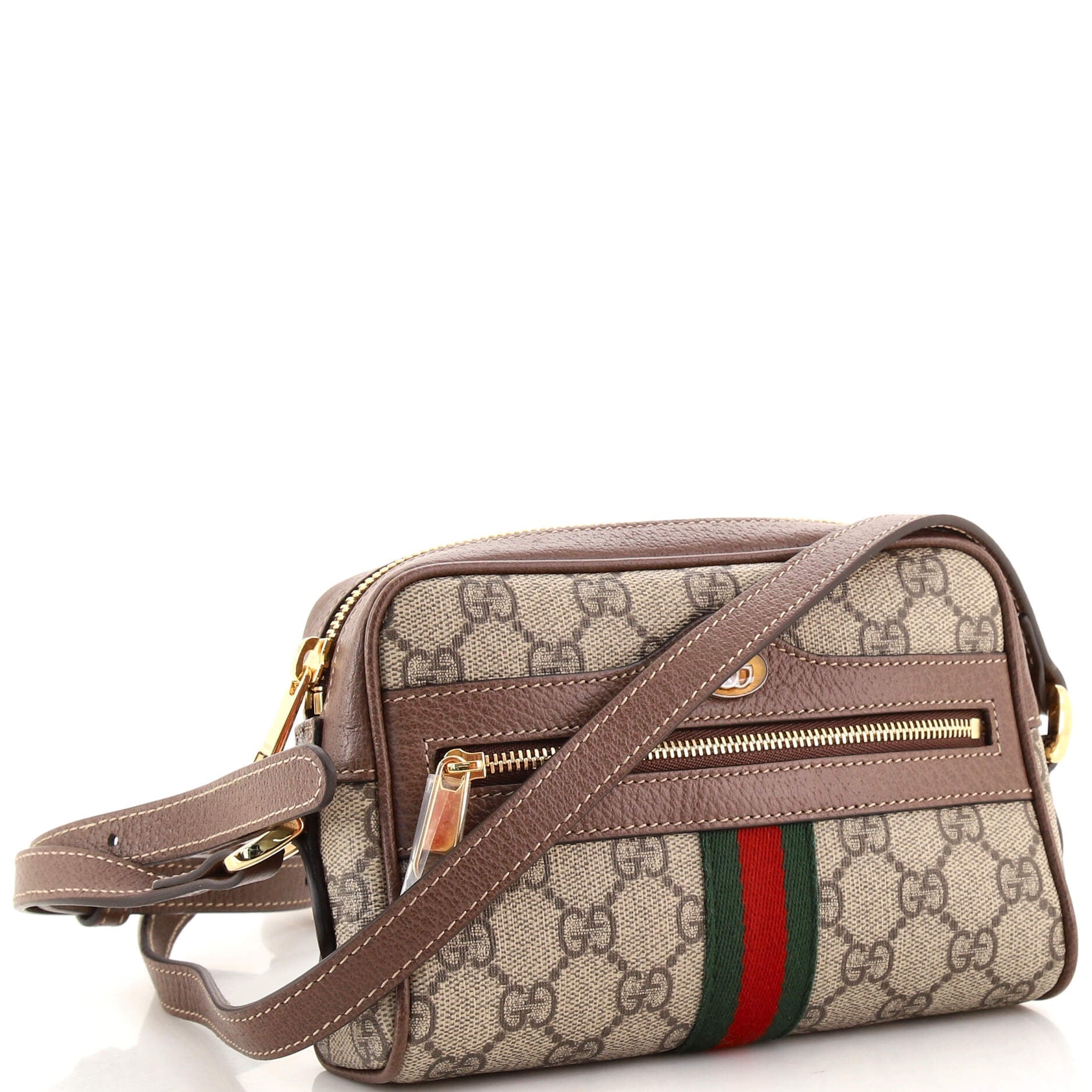 Ophidia Shoulder Bag GG Coated Canvas Mini