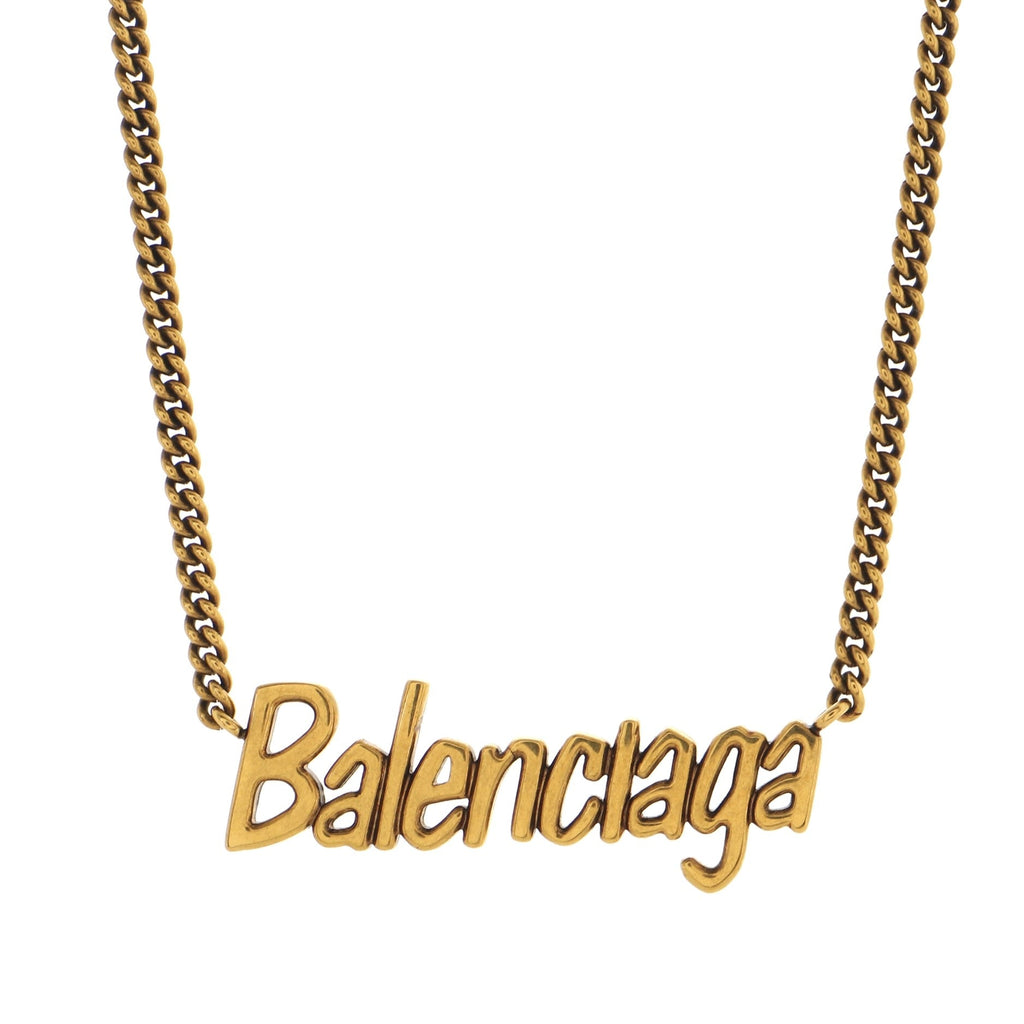 Logo Necklace Metal