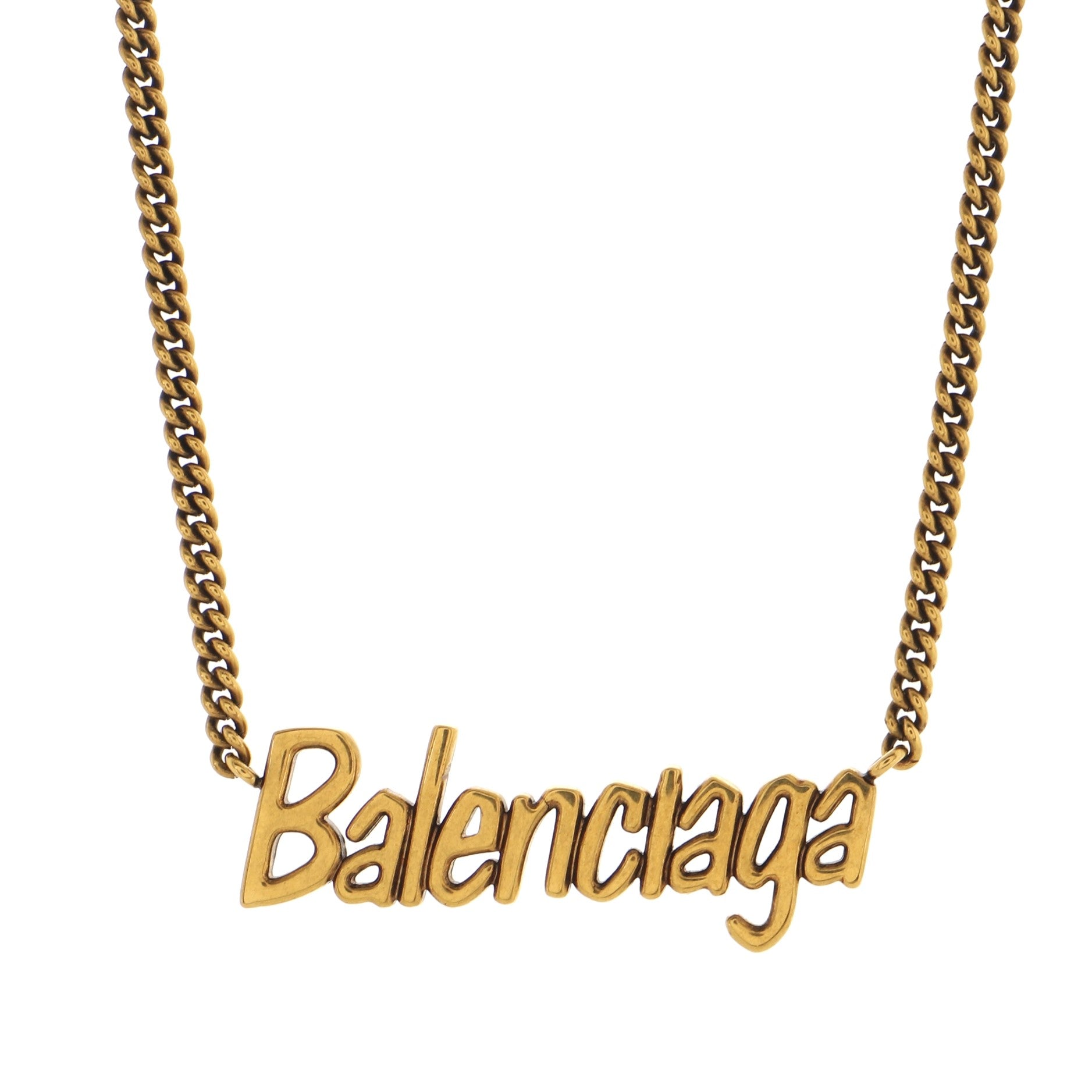 Logo Necklace Metal