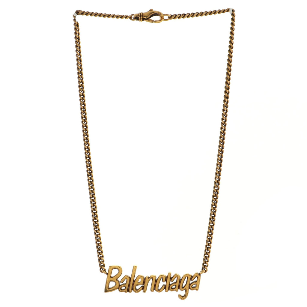 Logo Necklace Metal
