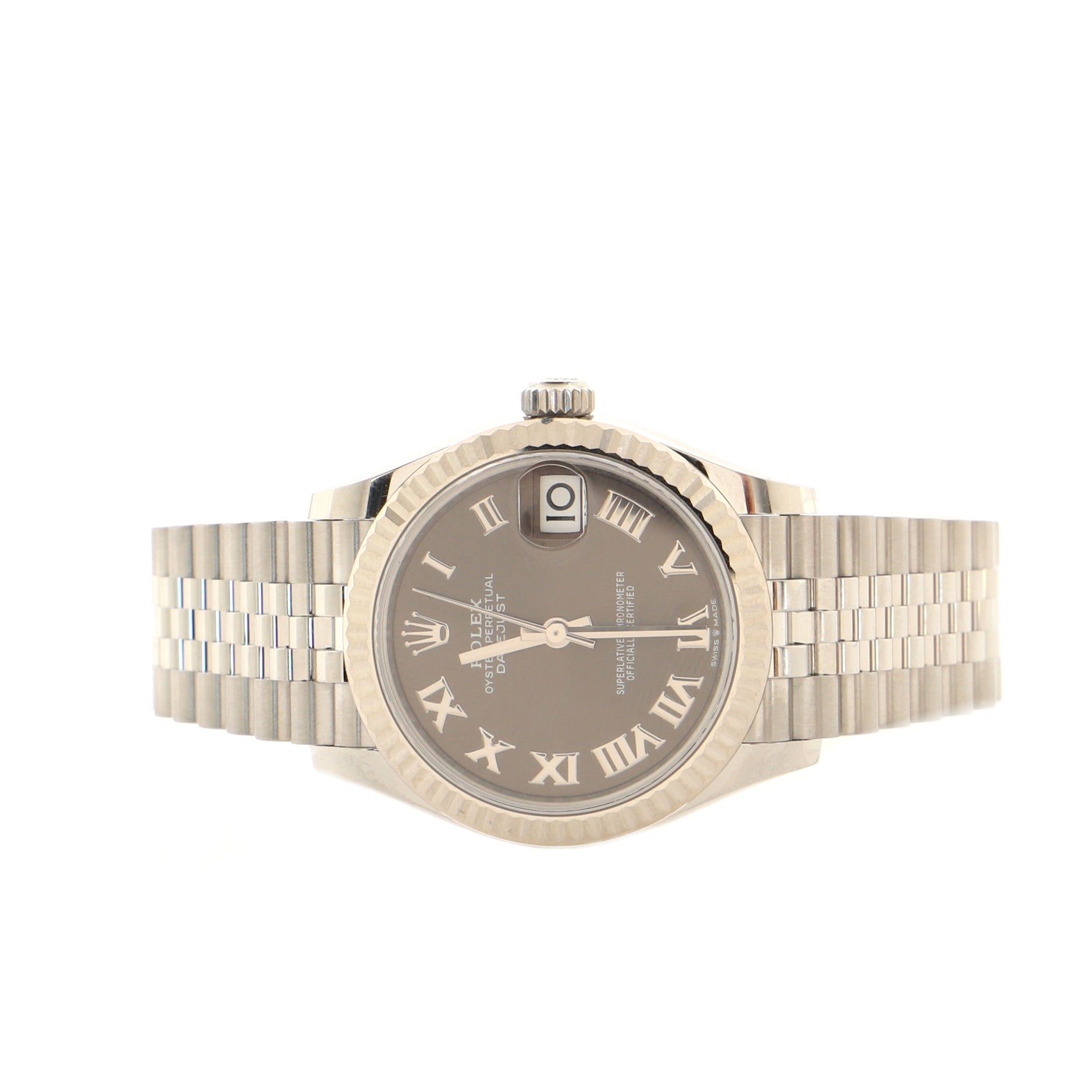 Oyster Perpetual Datejust Automatic Watch Stainless Steel and White Gold 31