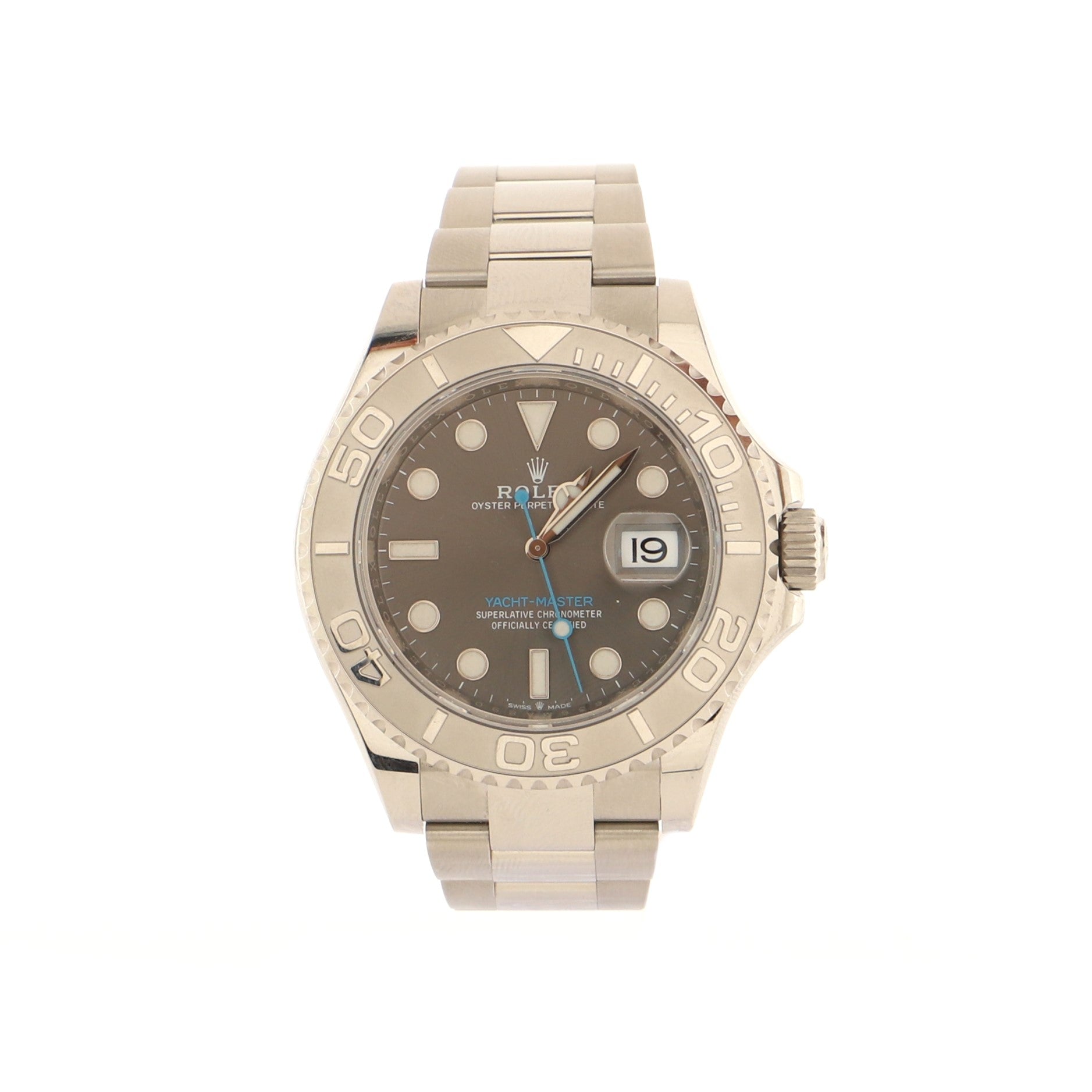 Oyster Perpetual Yacht-Master Slate Automatic Watch Stainless Steel and Platinum 40