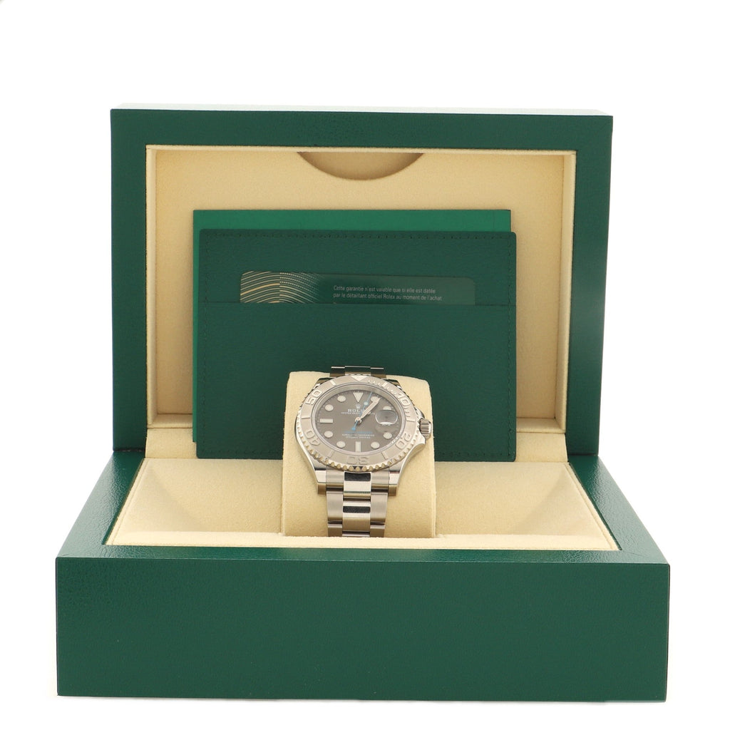 Oyster Perpetual Yacht-Master Slate Automatic Watch Stainless Steel and Platinum 40