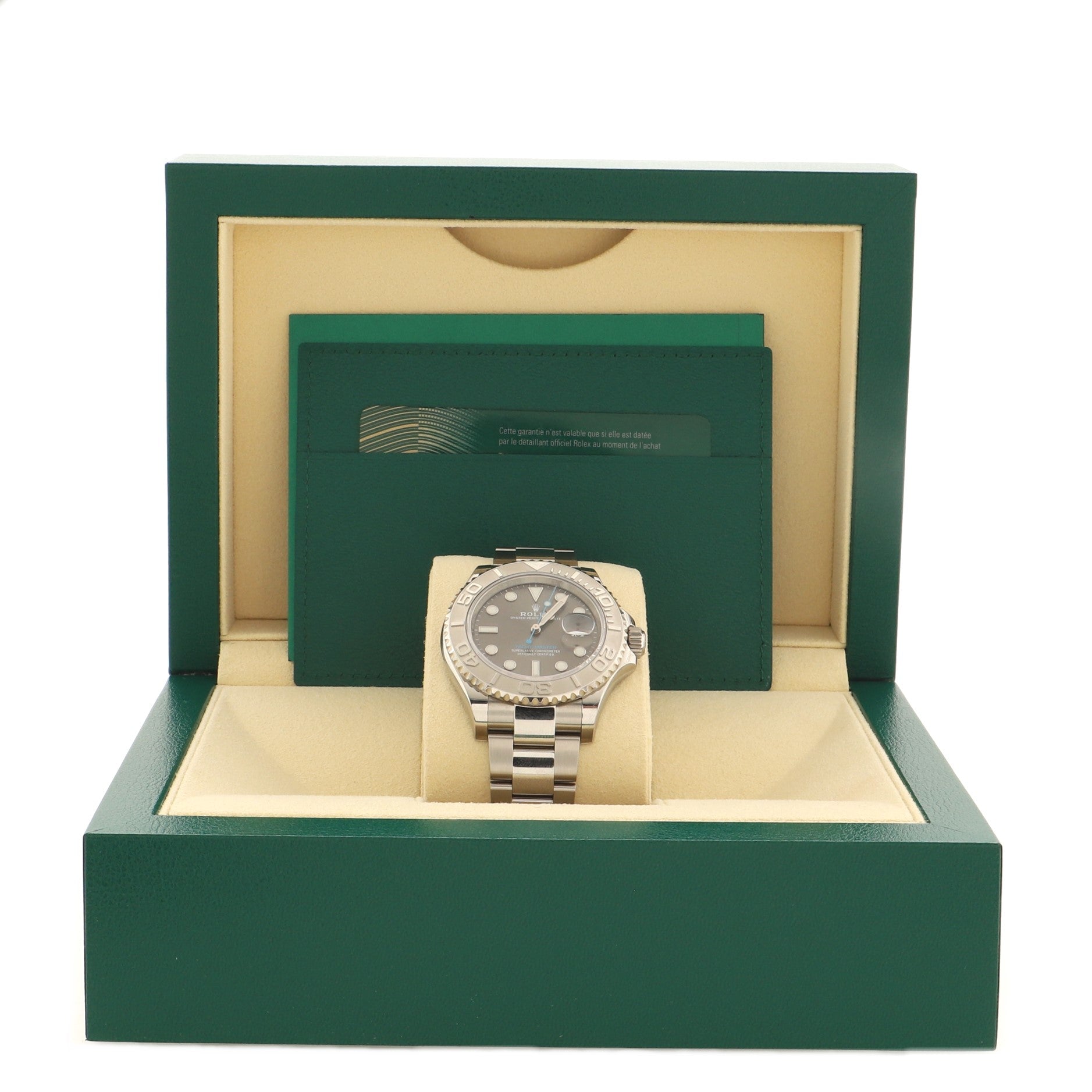 Oyster Perpetual Yacht-Master Slate Automatic Watch Stainless Steel and Platinum 40