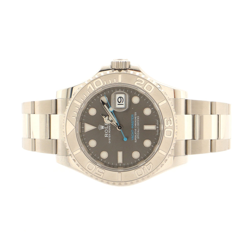 Oyster Perpetual Yacht-Master Slate Automatic Watch Stainless Steel and Platinum 40