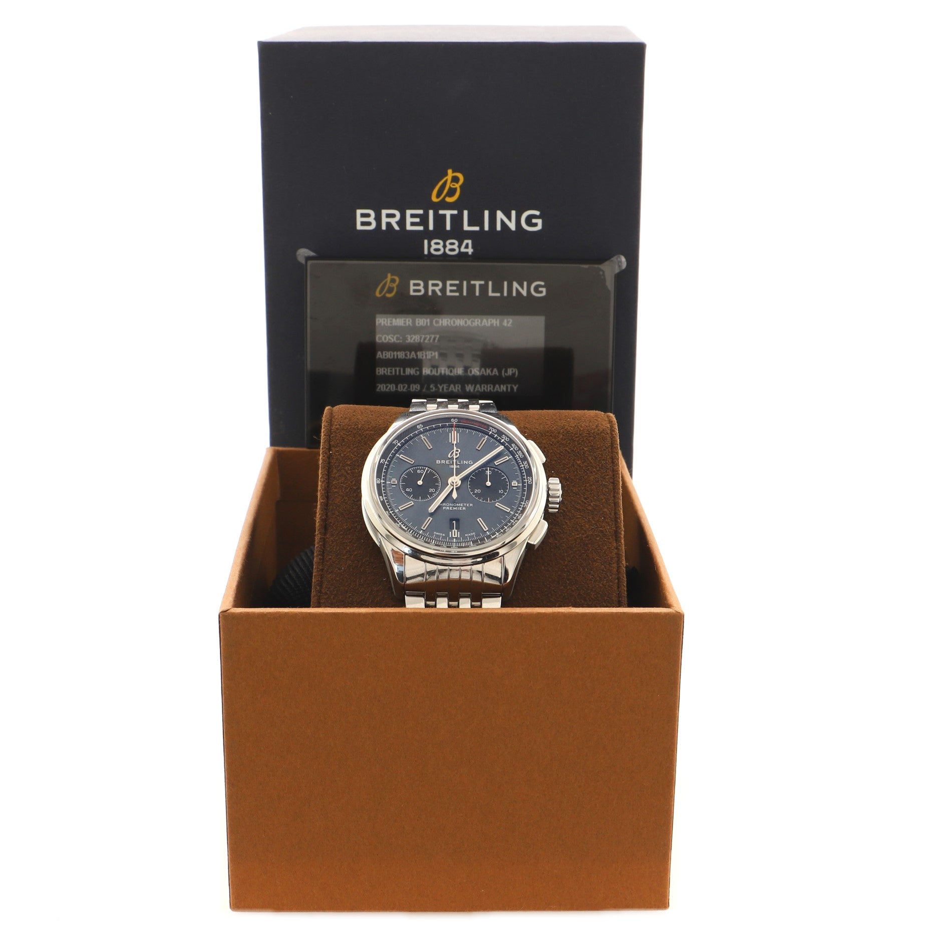 Premier B01 Chronograph Automatic Watch Stainless Steel 42