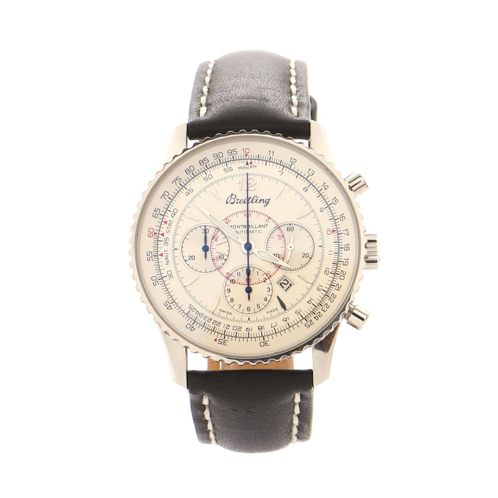Mont Brillant Automatic Watch Stainless Steel and Leather 37