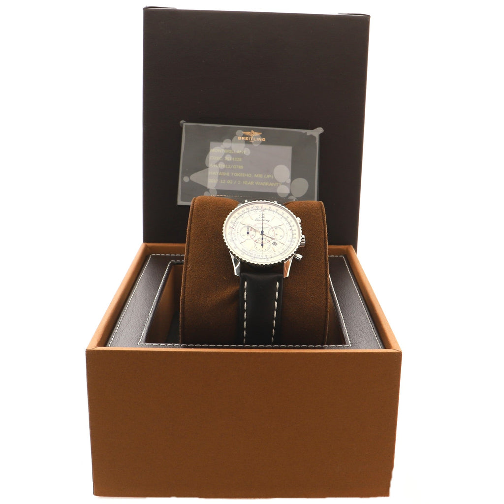 Mont Brillant Automatic Watch Stainless Steel and Leather 37