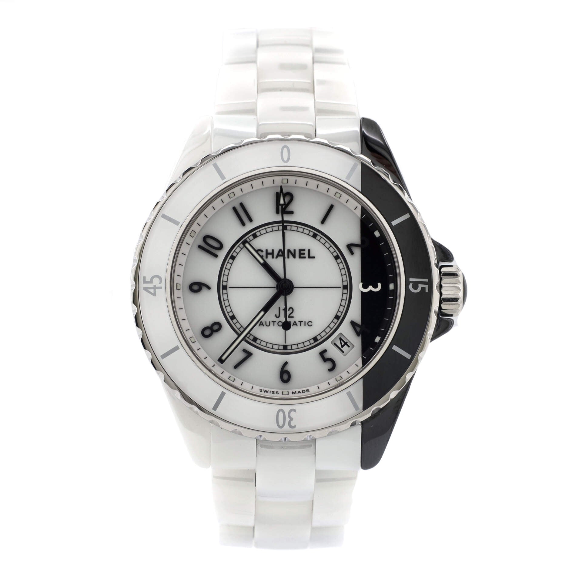 J12 Paradoxe Automatic Watch Ceramic and Stainless Steel 38