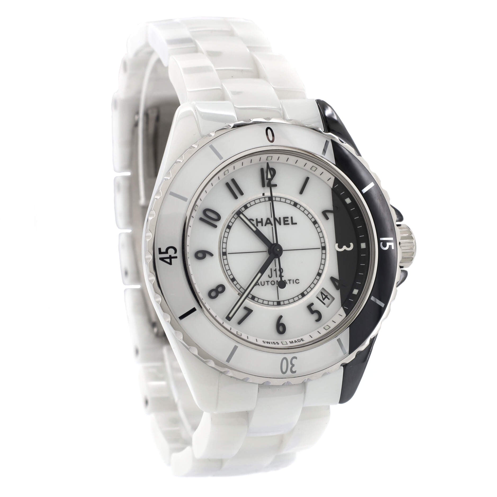J12 Paradoxe Automatic Watch Ceramic and Stainless Steel 38