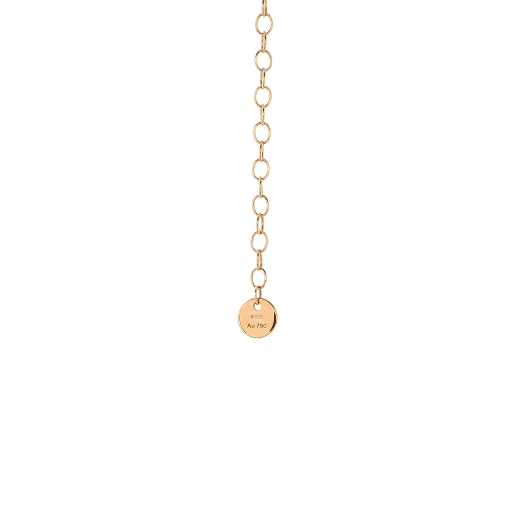 Icon Blooms Pendant Necklace 18K Rose Gold and Enamel