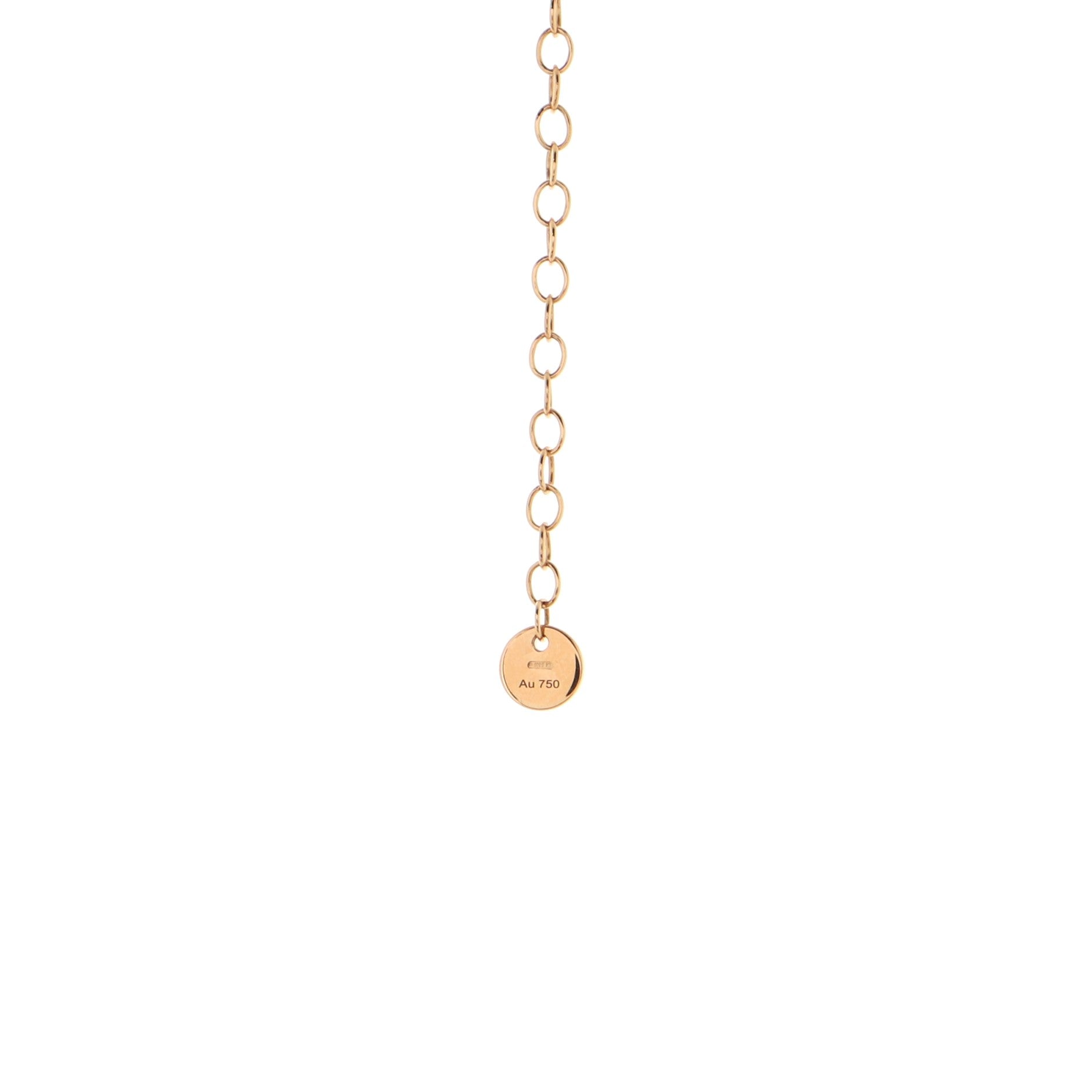 Icon Blooms Pendant Necklace 18K Rose Gold and Enamel