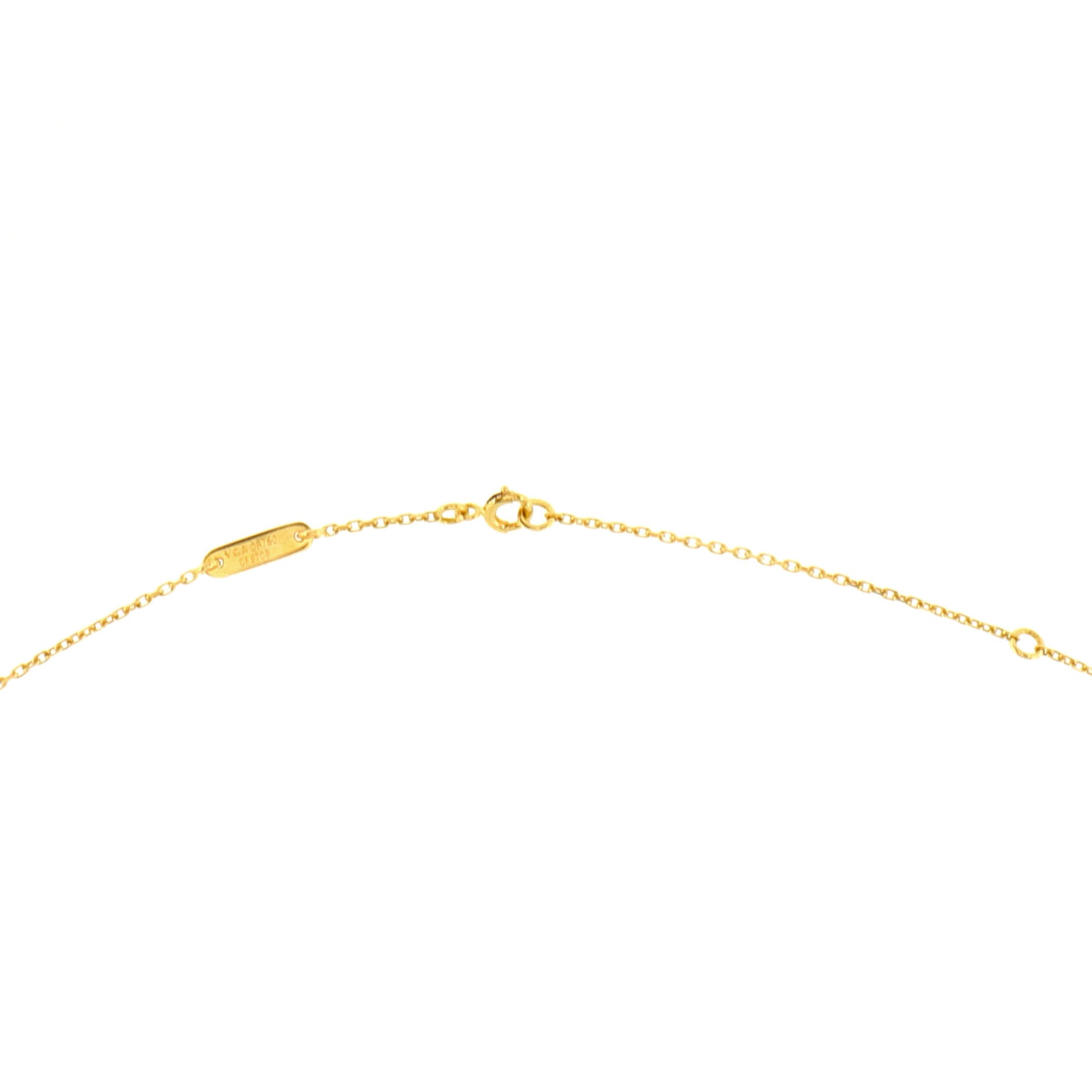 Fleurette Necklace 18K Yellow Gold with Diamonds
