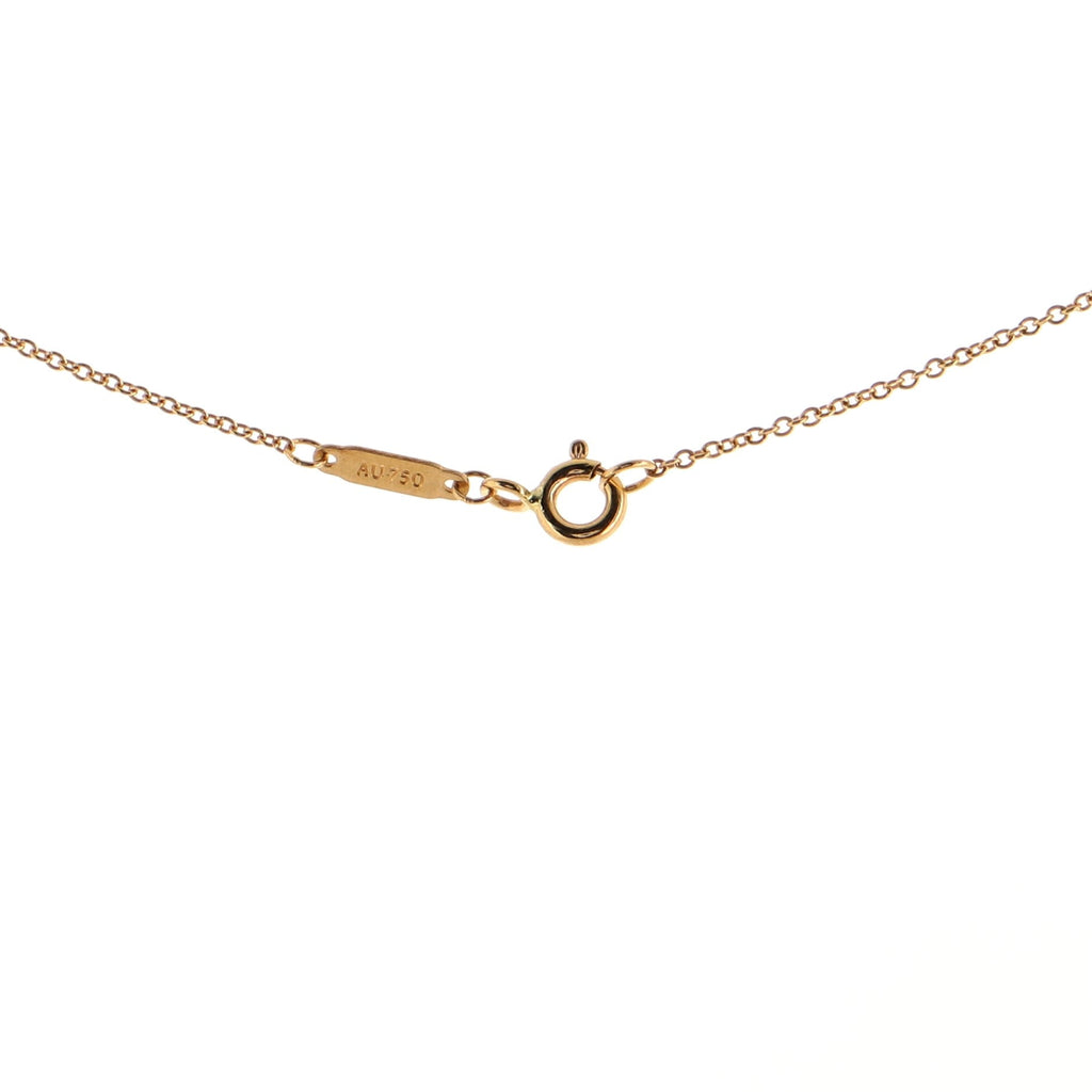 Infinity Pendant Necklace 18K Yellow Gold