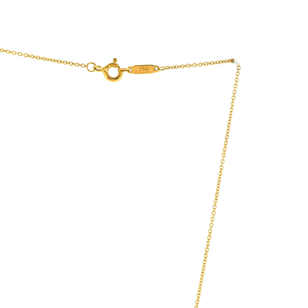 Cross Pendant Necklace 18K Yellow Gold with Pearls