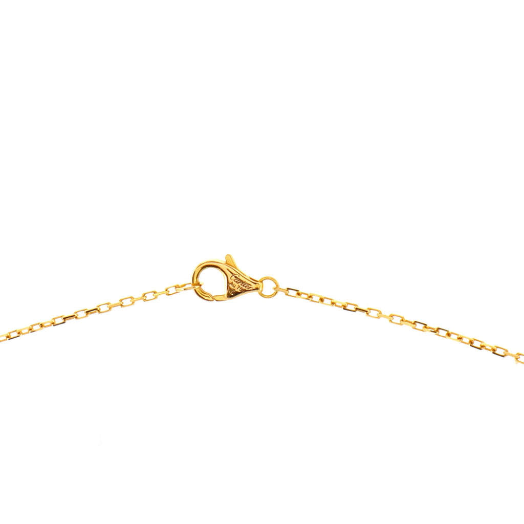 Trinity Pendant Necklace 18K Tricolor Gold and Diamond