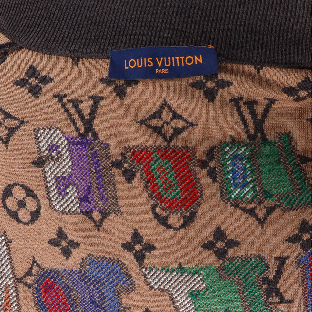 Men's LV x NBA Graphic Blouson Monogram Wool