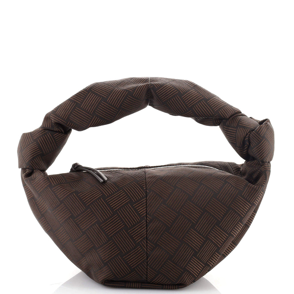 Double Knot Hobo Intrecciato Effect Jacquard Mini