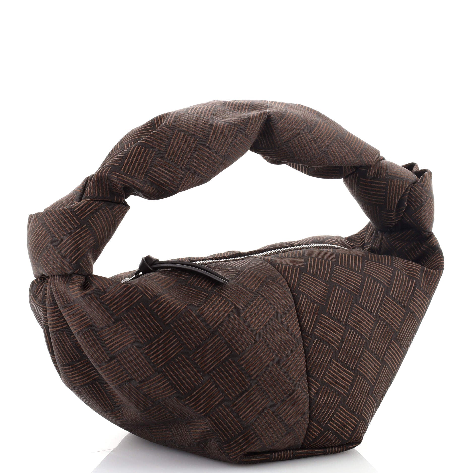 Double Knot Hobo Intrecciato Effect Jacquard Mini