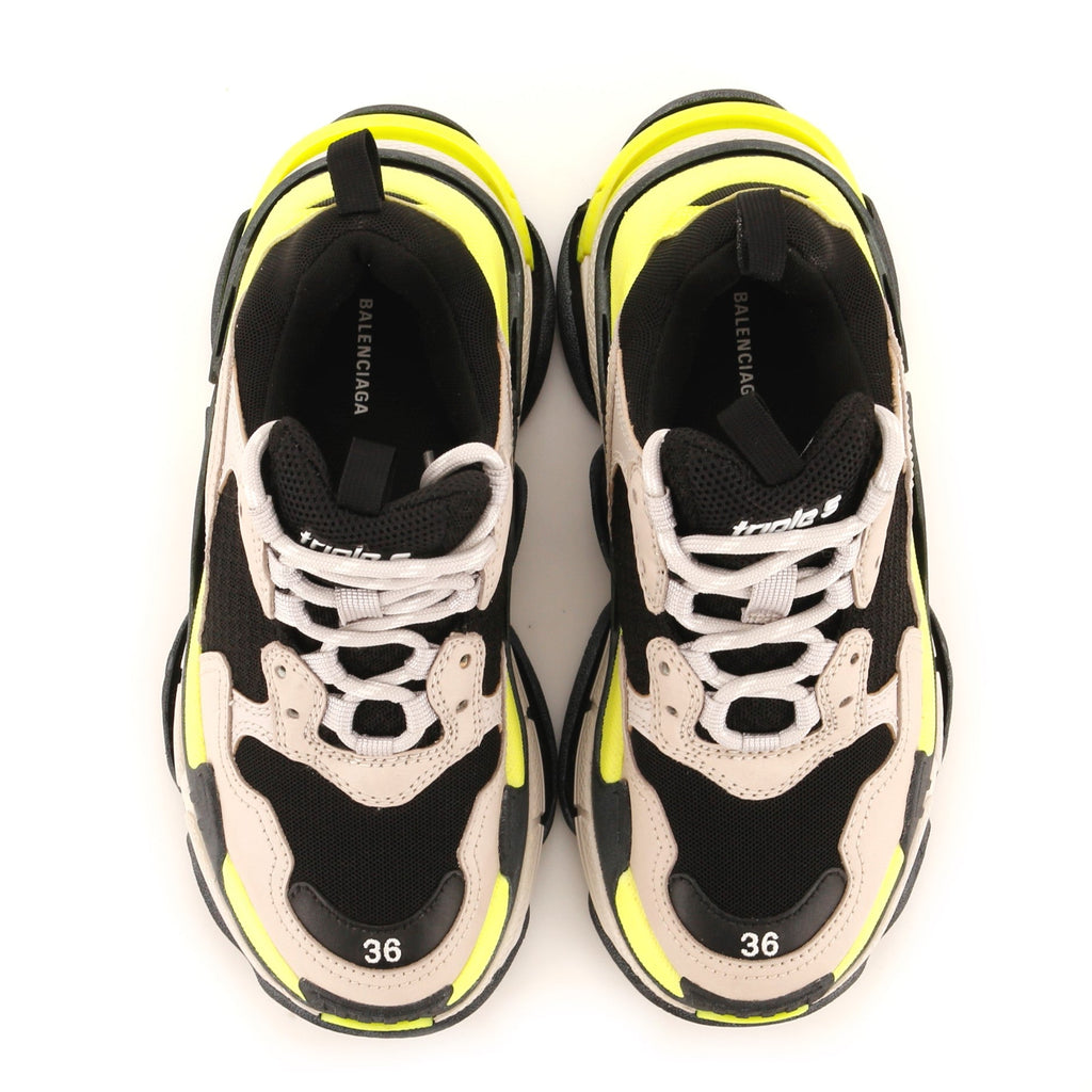 Women's Triple S Sneakers Fabric and Mesh with Leather