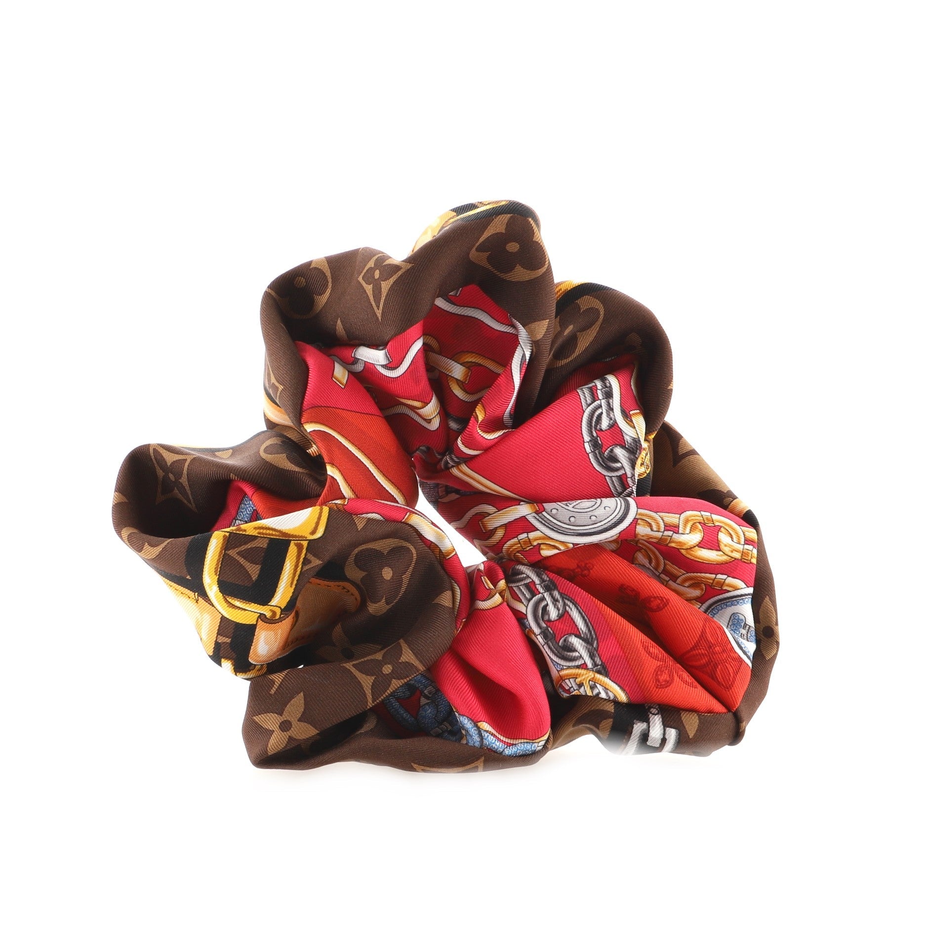 Be Mindful Trop Chou Scrunchie Printed Silk XS