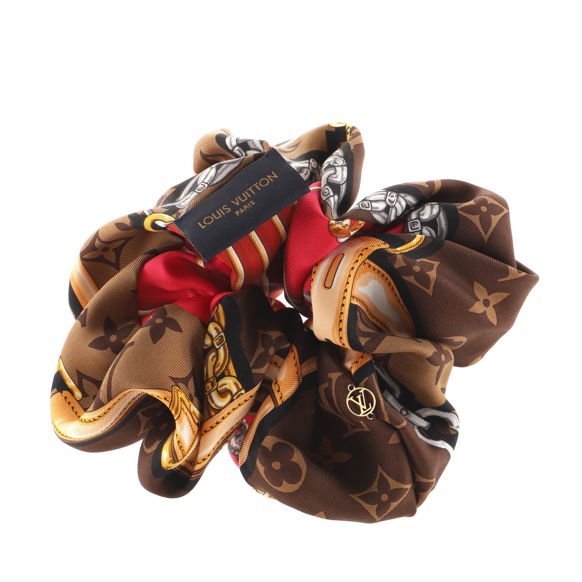 Be Mindful Trop Chou Scrunchie Printed Silk XS