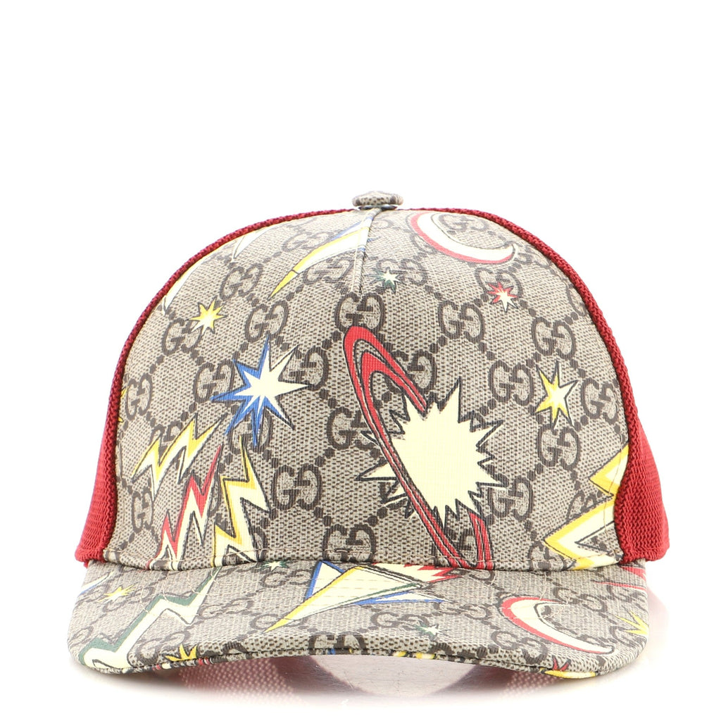 Baseball Cap Printed GG Coated Canvas XXL
