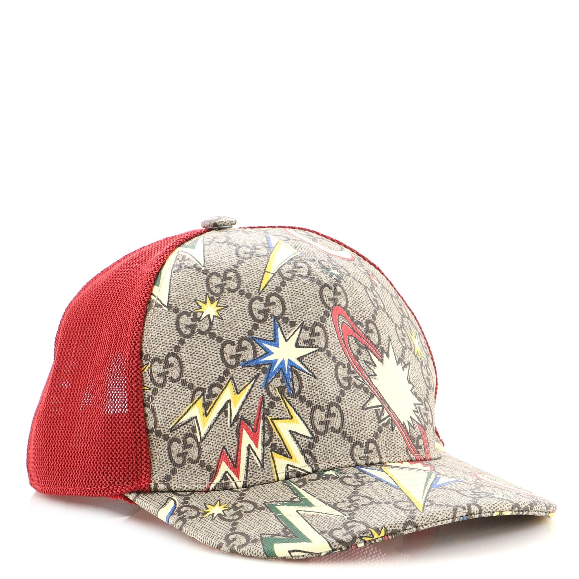 Baseball Cap Printed GG Coated Canvas XXL
