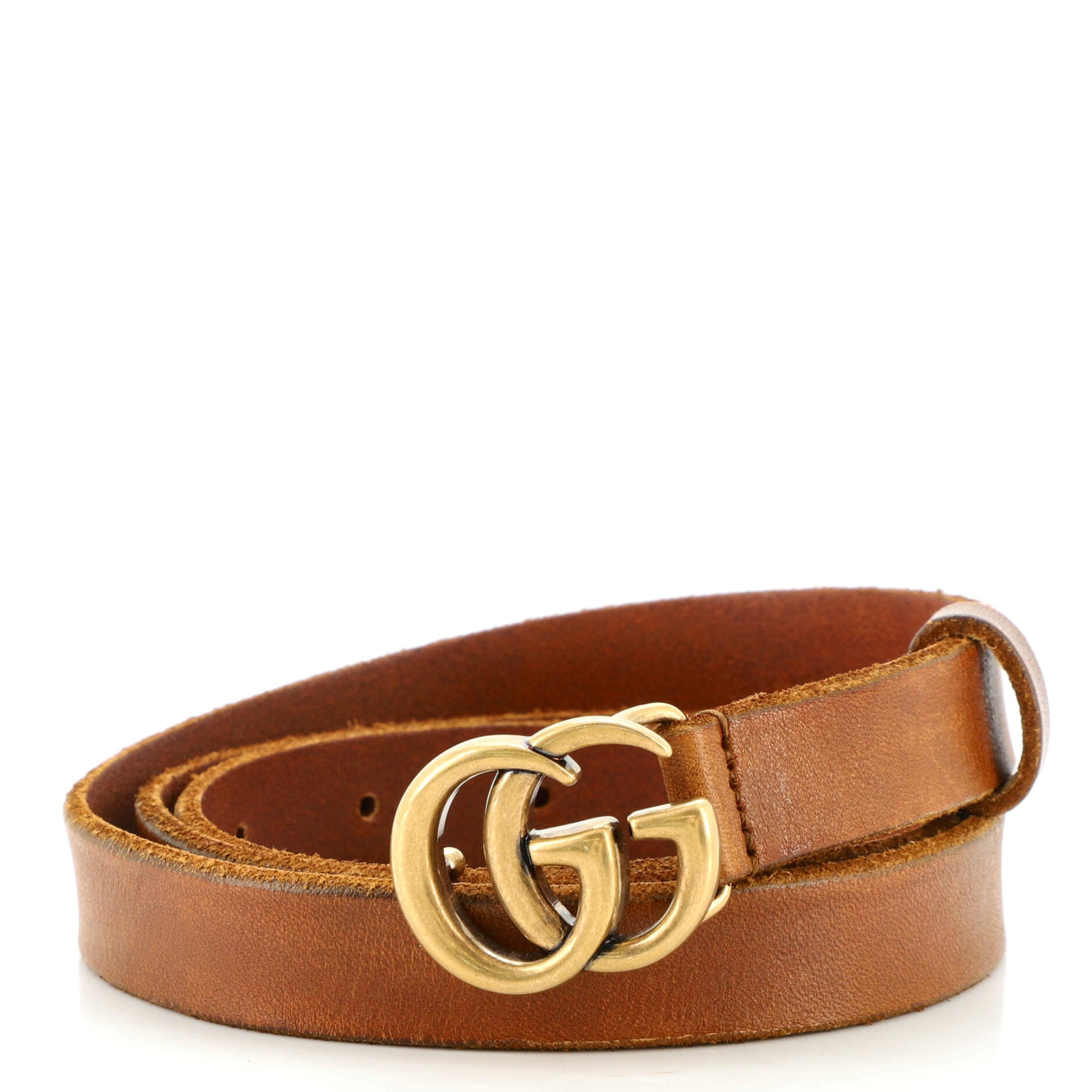 GG Marmont Belt Leather Thin 90