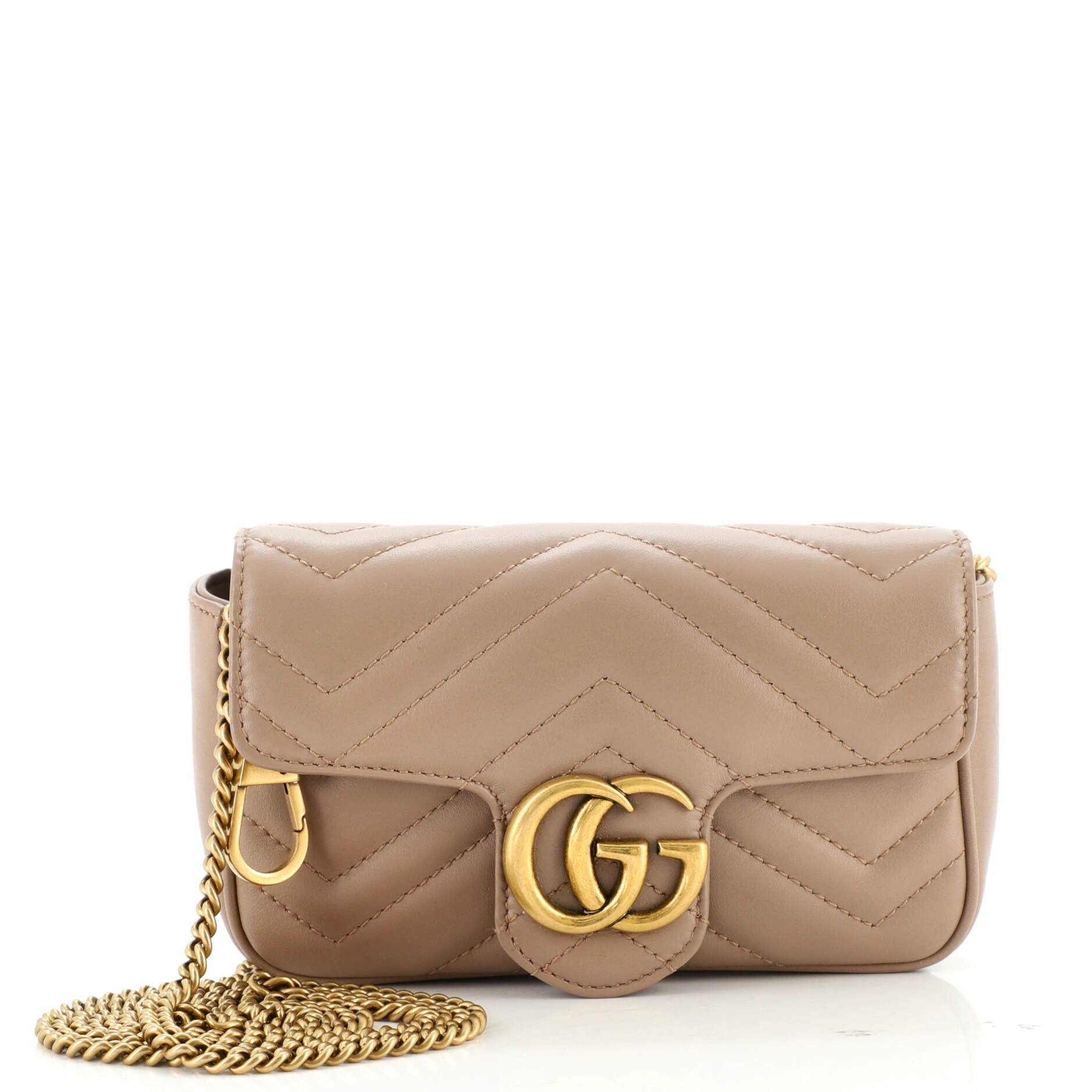 GG Marmont Flap Bag Matelasse Leather Super Mini