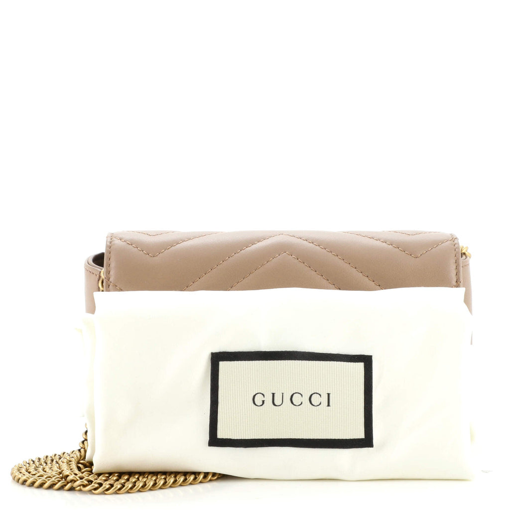 GG Marmont Flap Bag Matelasse Leather Super Mini