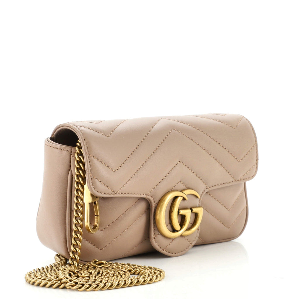 GG Marmont Flap Bag Matelasse Leather Super Mini