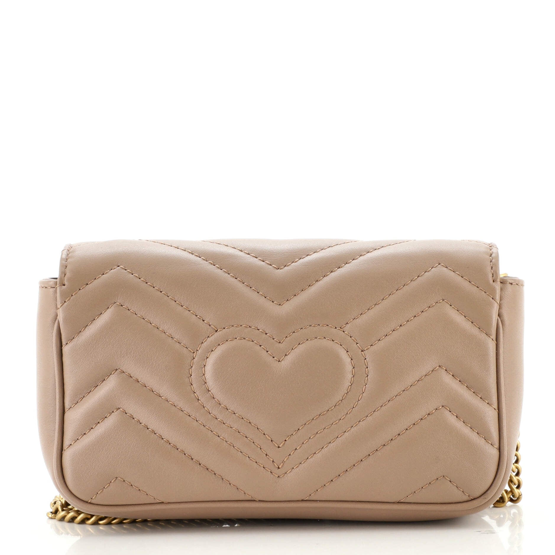 GG Marmont Flap Bag Matelasse Leather Super Mini