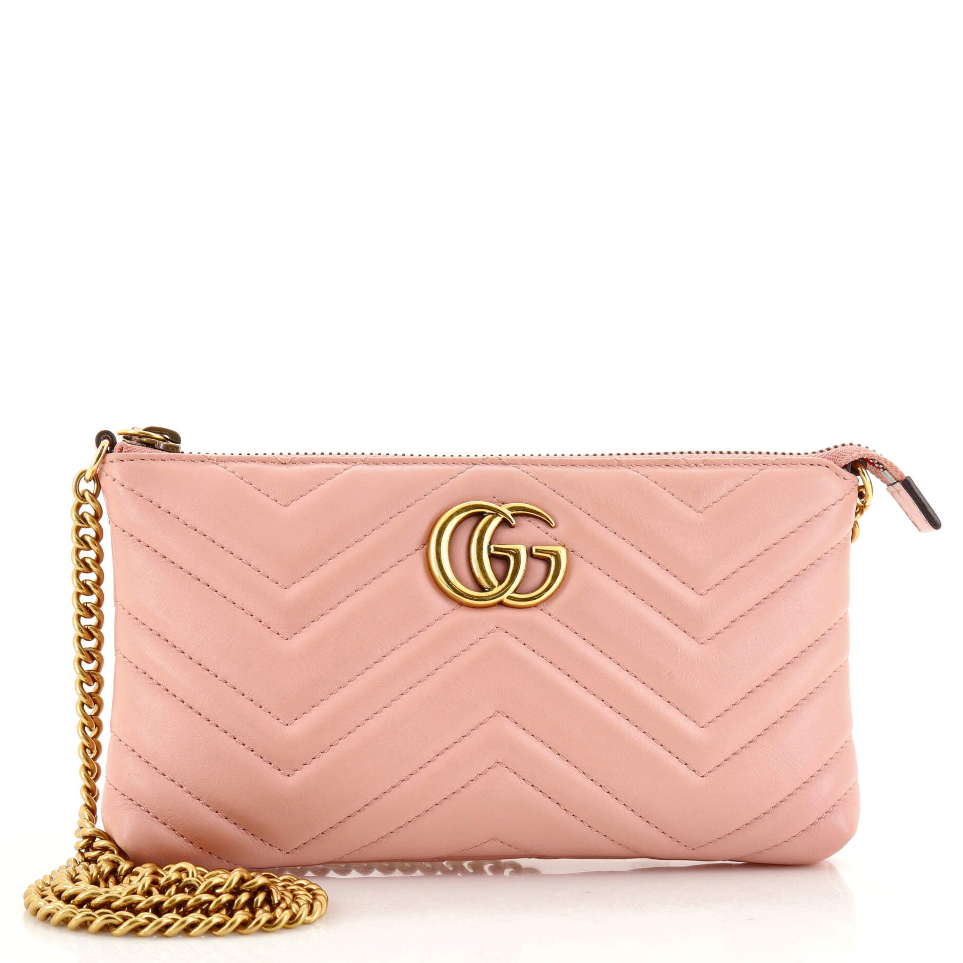 GG Marmont Chain Shoulder Bag Matelasse Leather Mini
