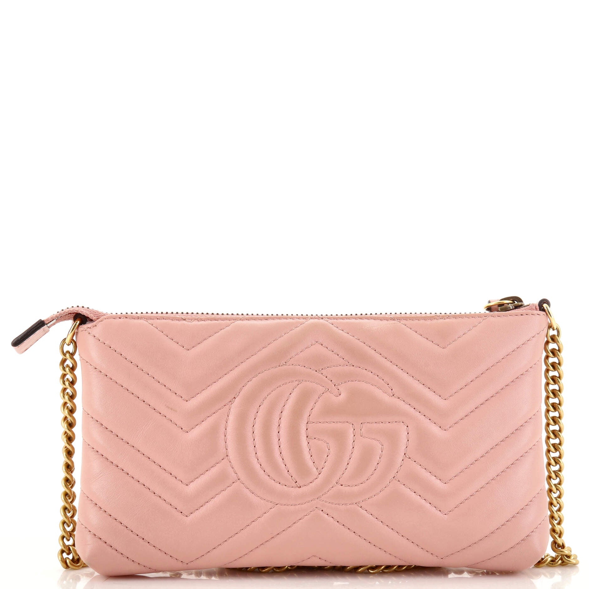 GG Marmont Chain Shoulder Bag Matelasse Leather Mini
