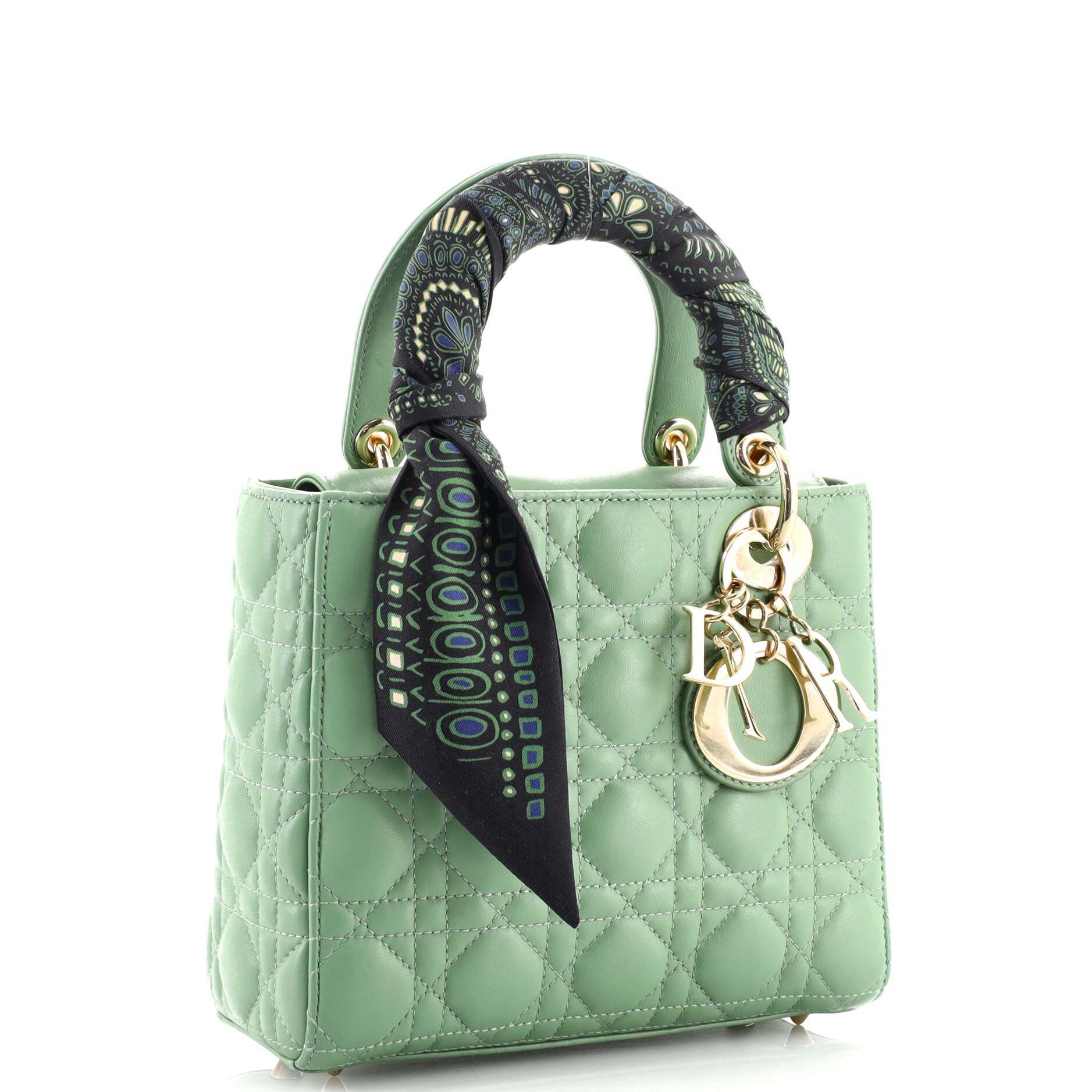 Lady Dior Bag Cannage Quilt Lambskin Mini