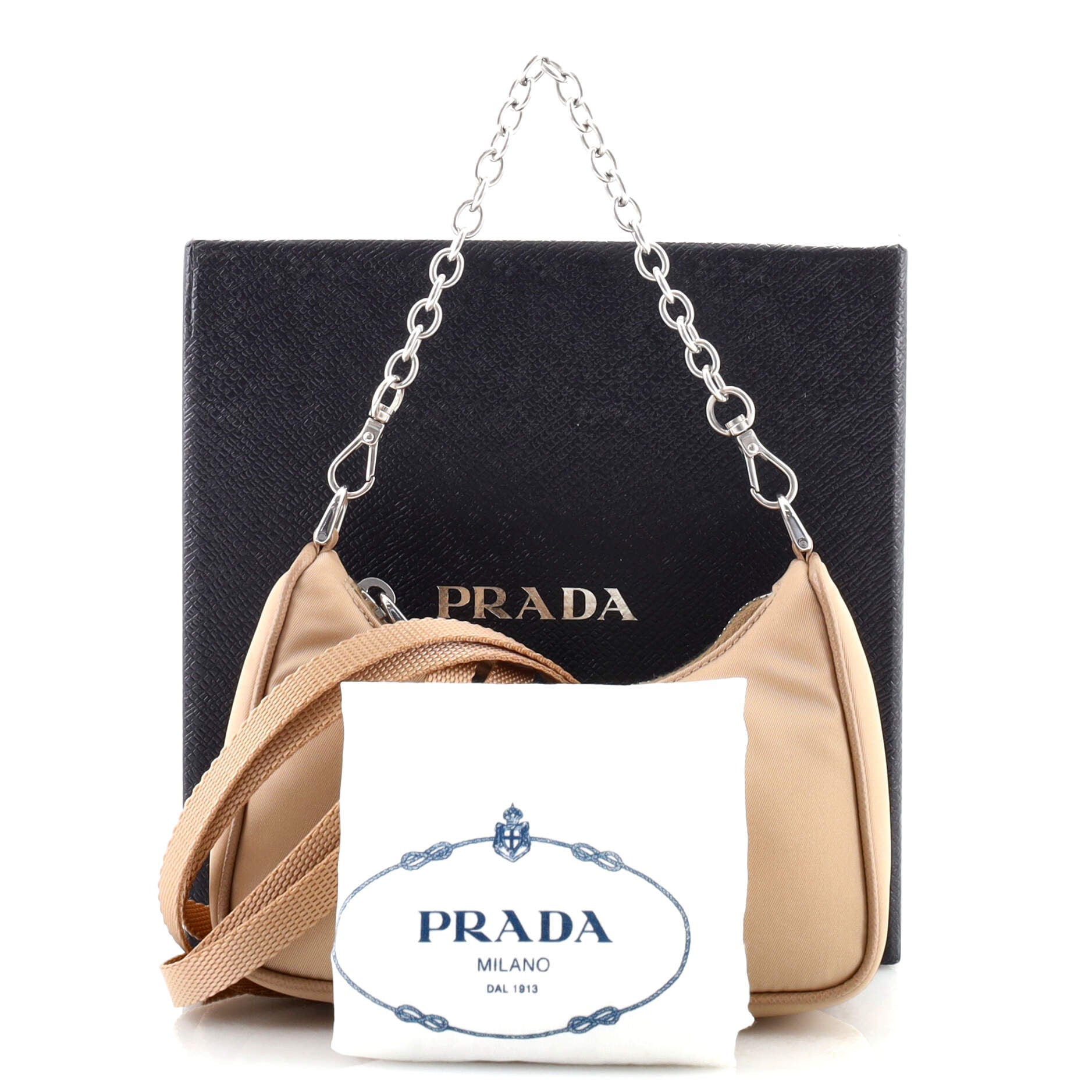 Re-Edition Shoulder Bag Tessuto Mini