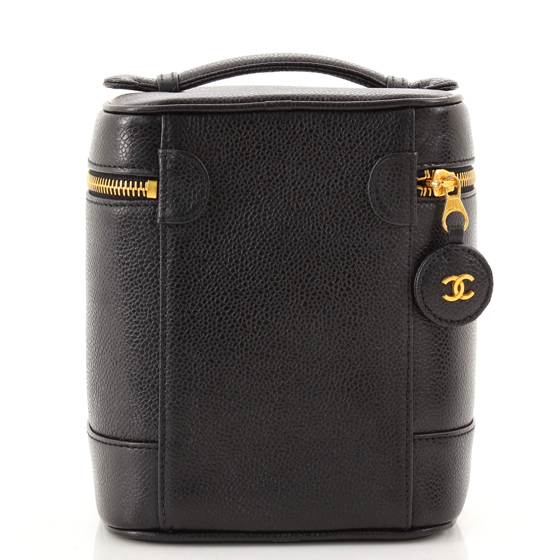 Vintage Timeless Cosmetic Case Caviar Tall