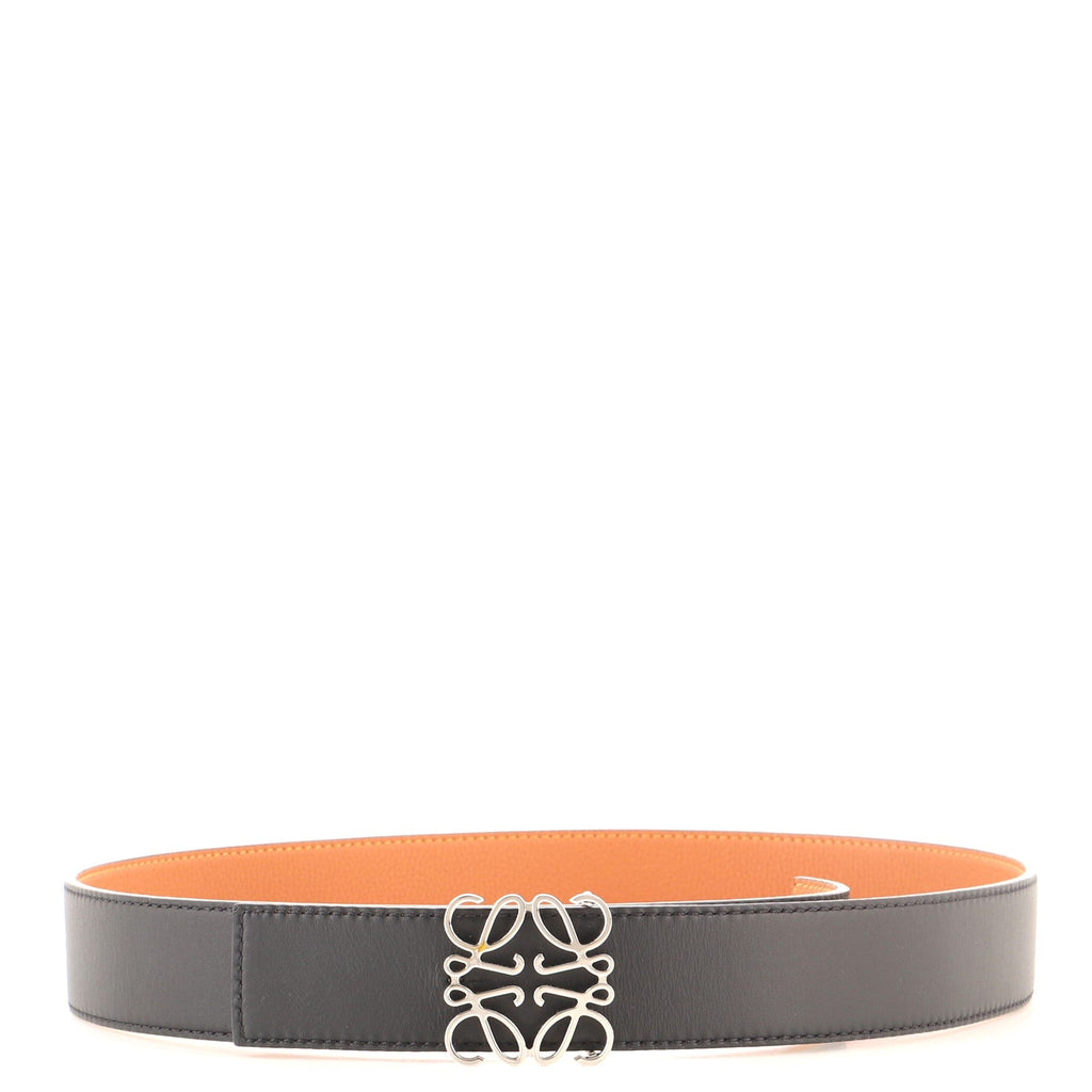 Anagram Logo Buckle Belt Leather Medium 85