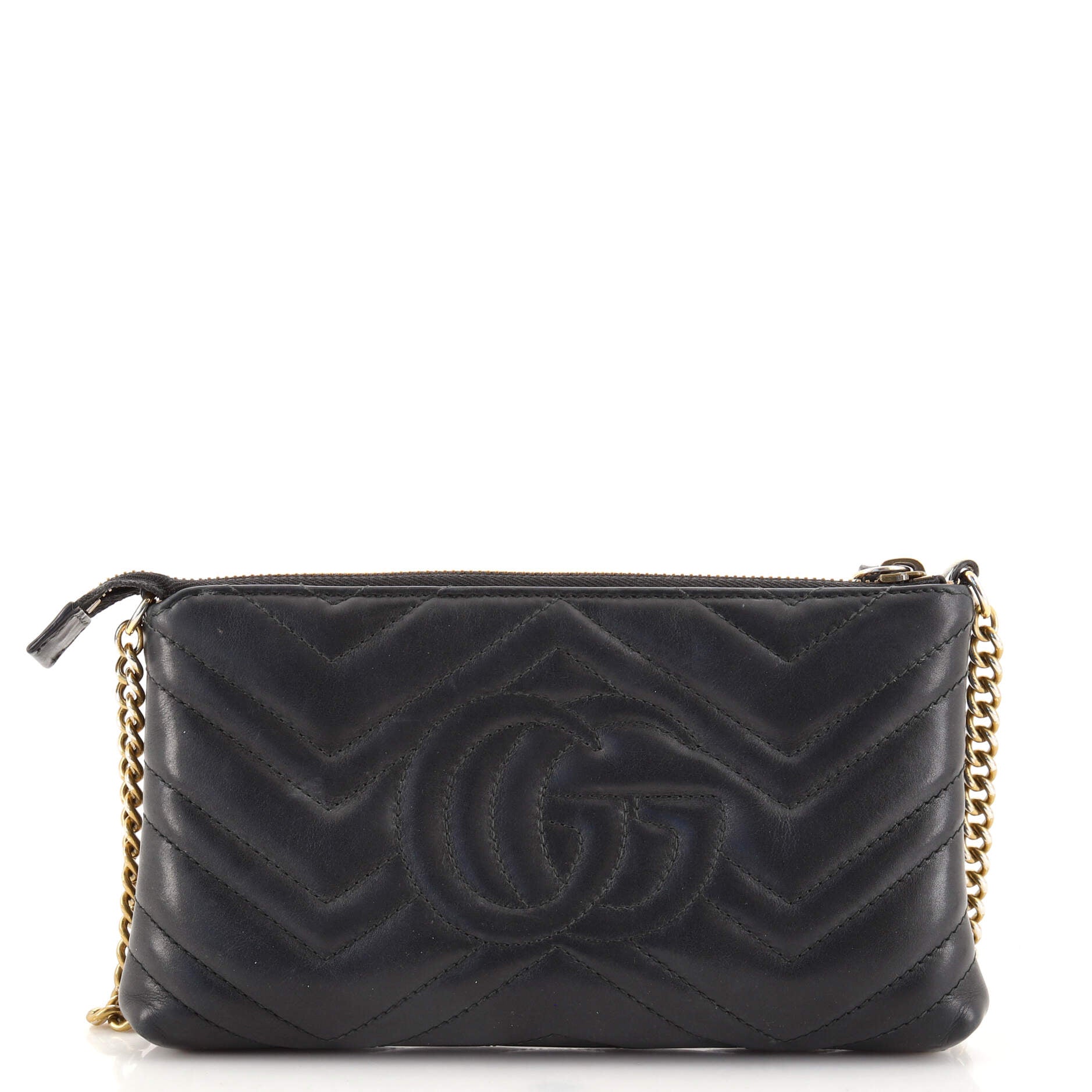 GG Marmont Chain Shoulder Bag Matelasse Leather Mini