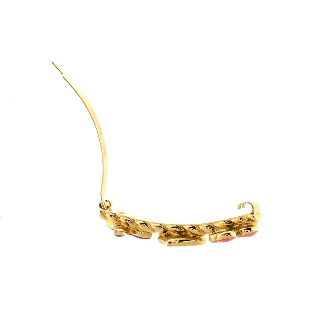 Fleur Hair Clip Set Metal with Enamel XS