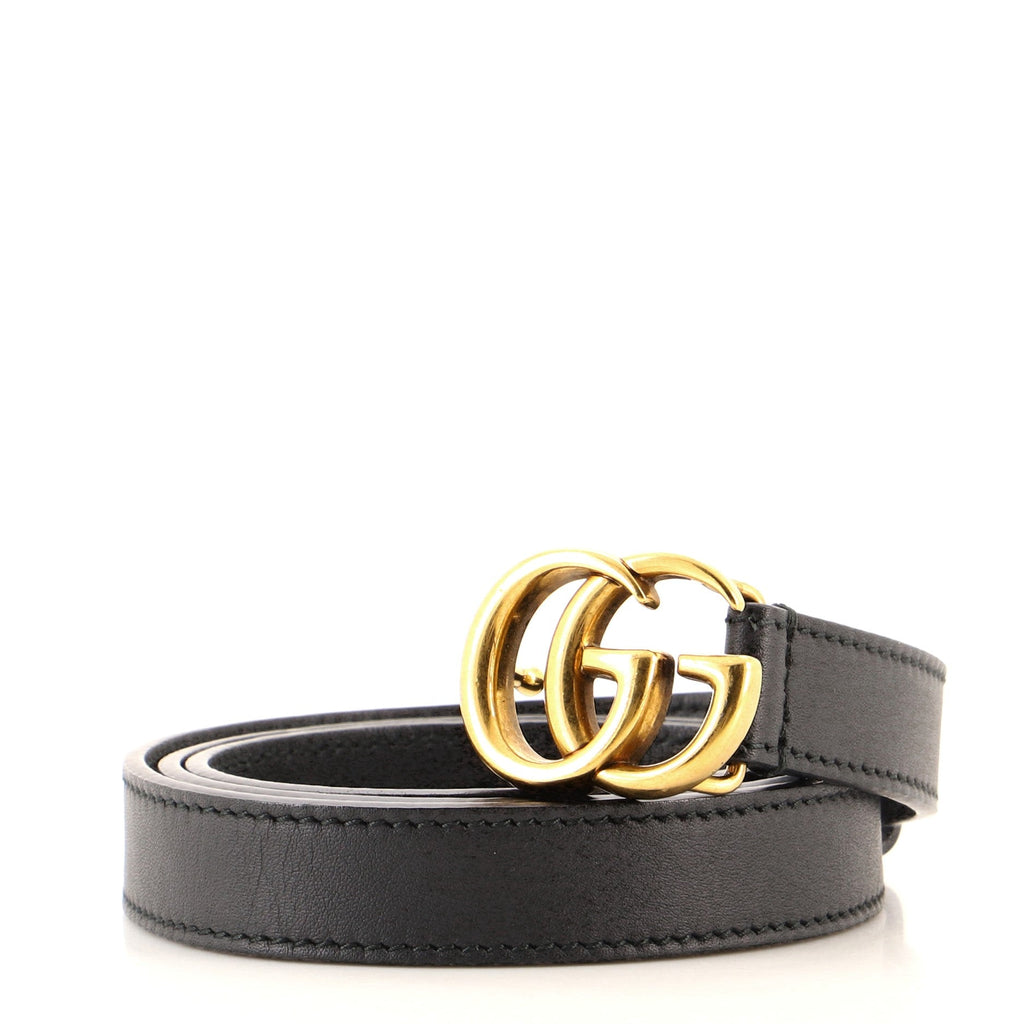 GG Marmont Belt Leather Thin 75